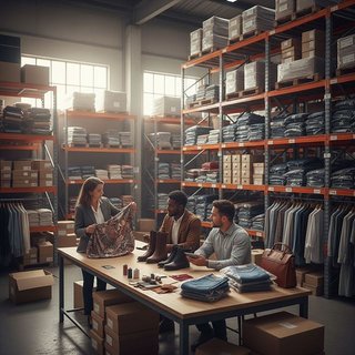 섬유, 의복, 신발 및 가죽제품 중개업