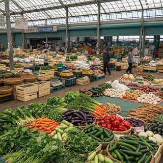 채소류, 서류 및 향신작물류 도매업
