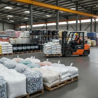 플라스틱물질 및 합성고무 도매업