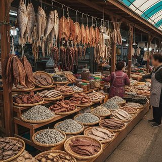 건어물 및 젓갈류 소매업