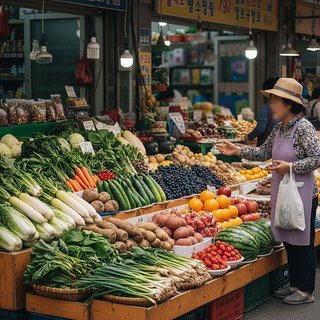 채소, 과실 및 뿌리작물 소매업