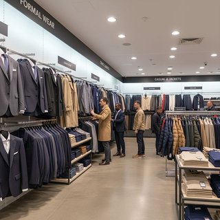 남자용 겉옷 소매업