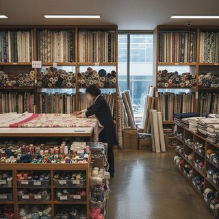 섬유 원단, 실 및 기타 섬유제품 소매업