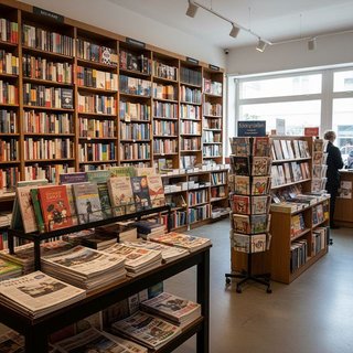 서적, 신문 및 잡지류 소매업