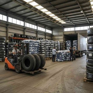 자동차 신품 타이어 및 튜브 판매업