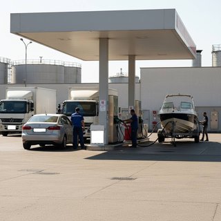 운송장비용 주유소 운영업