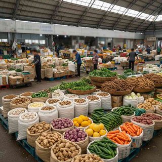 채소류, 서류 및 향신작물류 도매업