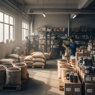 커피 및 차류 도매업