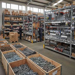 철물, 금속 파스너 및 수공구 도매업