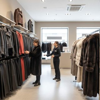 가죽 및 모피 의복 소매업