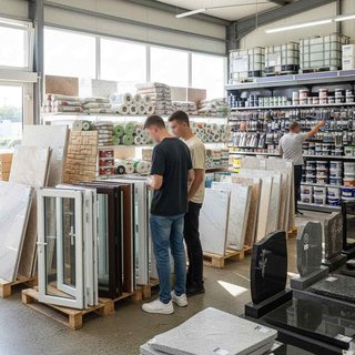 페인트, 창호 및 기타 건설자재 소매업