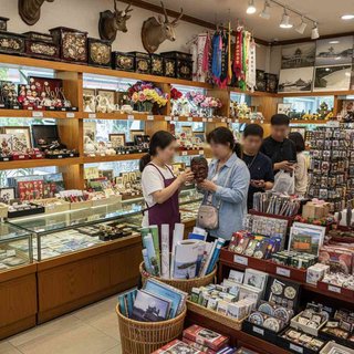 기념품, 관광 민예품 및 장식용품 소매업