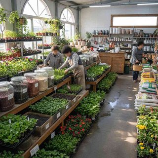 화초 및 식물 소매업