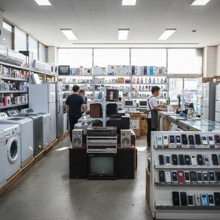 중고 가전제품 및 통신장비 소매업