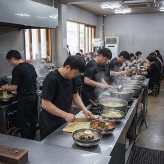 한식 면 요리 전문점