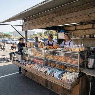 간이 음식 포장 판매 전문점