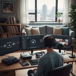 오디오물 제공 서비스업