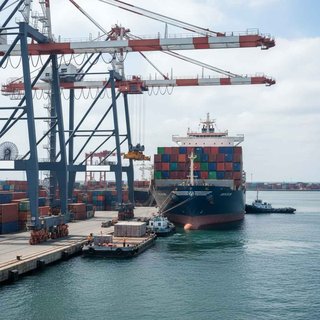 수상 화물 취급업