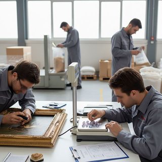 물품 감정, 계량 및 견본 추출업