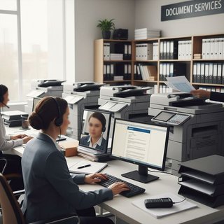 문서 작성 및 복사업