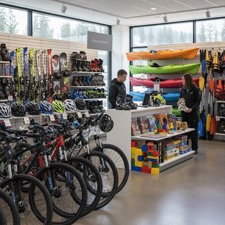 스포츠 및 레크리에이션 용품 임대업