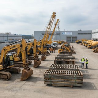 건설 및 토목공사용 기계ㆍ장비 임대업