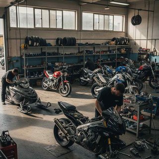 모터사이클 수리업