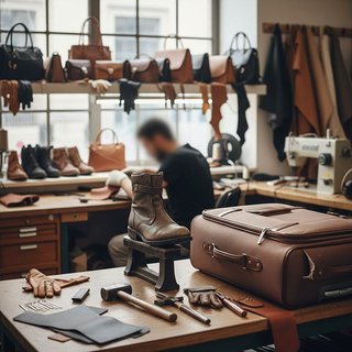 가죽, 가방 및 신발 수리업