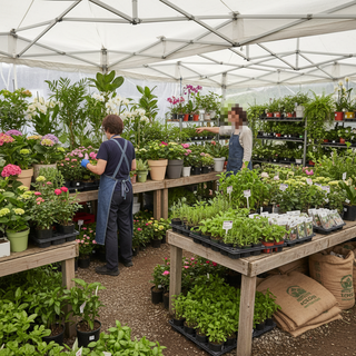 화초 및 식물 소매업