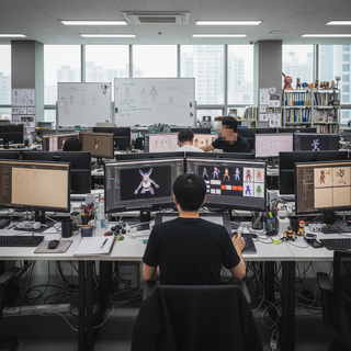 애니메이션 창작 제작업