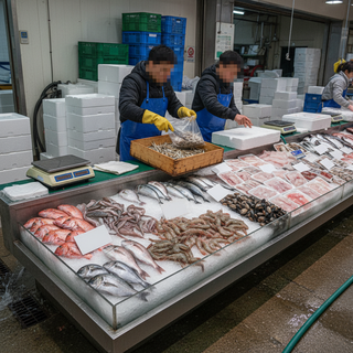 수산 신선 및 단순 가공식품 도매업