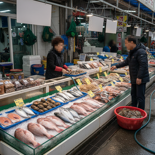 수산 신선 및 단순 가공식품 소매업