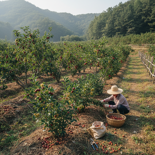 산림 수실류 노지 재배업