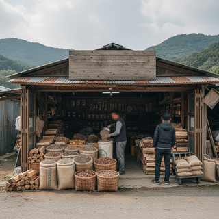 목질 고체 연료 소매업